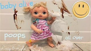 Baby Alive Poops Runny Diarrhea All Over the House [upl. by Matthew]