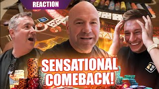 Dana Whites Legendary Blackjack Comeback with Stevewilldoit amp Uncle Tim Part 2 reaction [upl. by Asilrak]