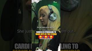 Cardi B talks her struggle creating music in the studio 😲🤷🏽‍♂️💯 cardib hiphop rap [upl. by Nora]