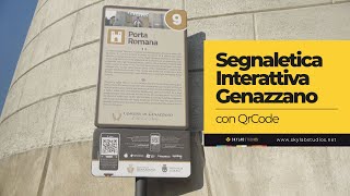 GENAZZANO QR  Segnaletica Turistica Interattiva [upl. by Ginsburg245]