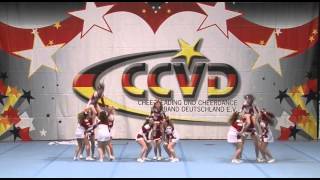 RMNord2015  Shells Allstars  Junior Allgirl Cheer Level 4 [upl. by Claudetta]