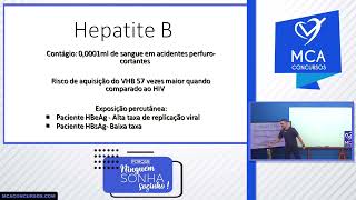 Curso de Odontologia para Marinha  Aula de Biossegurança  Tema Hepatite B [upl. by Pironi]