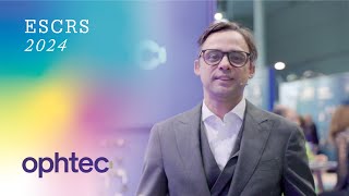 ESCRS 2024  Interview with Tiago Guerreiro Global Product Manager Ophtec [upl. by Lahcim]