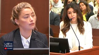 Amber Heard CrossExamined by Johnny Depps Lawyer  Part One  Day 17 Depp v Heard [upl. by Orthman]