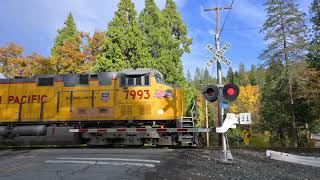 UP 7993 Passes the 1 Castella loop rd Railroad crossing︱1192024 [upl. by Andres]