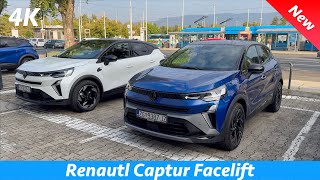 Renault Captur 2024 Facelift Visual Review Exterior  Interior Techno vs Esprit Alpine Price [upl. by Adelle]