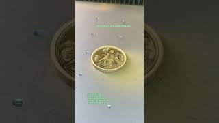 Laser Embossing Your Own Angel Metal Coins with xTool F1 Ultra Fiber Laser [upl. by Fabozzi]