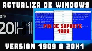 COMO ACTUALIZAR DE WINDOWS 10 1909 A 2004 SIN PERDER TUS DATOS [upl. by Amo]