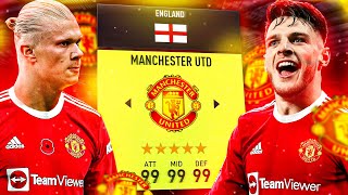 Reconstruim MANCHESTER UNITED in FIFA 22  😈 [upl. by Esau]