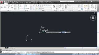 180°以上の角度寸法を描く方法（AutoCAD 2013） [upl. by Aisatana596]