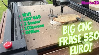 TwoTrees TTC 450 CNC Fräse  Anfänger will das erste mal quotWoodworkenquot [upl. by Krasner]