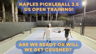 Naples Pickleball 35 Training for the US Are We Improving Rob amp Scott vs Marius amp Cesar [upl. by Retniw]