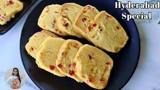 Hyderabad Style Karachi Biscuits  Home Made Biscuits Recipe  Easy Butter Biscuits [upl. by Mehcanem]