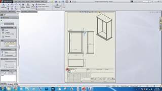 Solidworks Tutorial Complete Cabinet Design Part 1 [upl. by Zedekiah422]