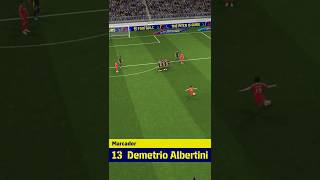 ALBERTINI CONTOU COM A SORTEshorts shortvideo soccer futebol efootball pes fifa goals skill [upl. by Par]