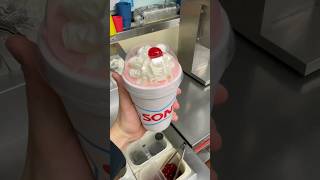 Real cherry shake 🍒milkshake pov icecream sonic fypシ゚viral [upl. by Tseng]