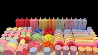 ASMR RAINBOW baking Soda Crushing sounds Very Satisfying [upl. by Richara]