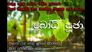 Bodhi Puja බෝධි පුජා  Buddhist Puja Chantings  Bodi Pooja Gatha  2021 Dhamma alms  ධර්ම දානය [upl. by Suoicerp]