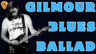 Gilmour Blues Backing Track  Guitar Backing Track D Minor  128 BPM [upl. by Prissie]