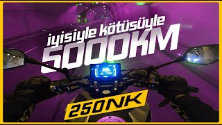 5000 KM Muhasebesi  CFMoto 250NK  Kullanıcı Deneyimi [upl. by Finn]