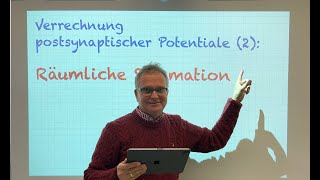 Verrechnung postsynaptischer Potentiale 2 Räumliche Summation 2022 [upl. by Bil]