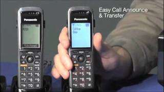 Panasonic SIP DECT Phone Overview Review and Demo [upl. by Obbard832]