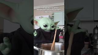 Baby Yoda yorulunca annesini çağırıyor 😂  Baby Yoda babyyoda [upl. by Cynthie706]