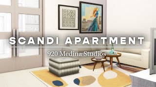 920 MEDINA STUDIO  Sims 4  Speedbuild  Apartment Renovation [upl. by Aikas772]