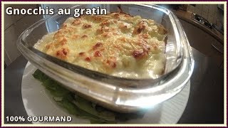 Gratin de gnocchis sauce blanche au fromage [upl. by Malita]