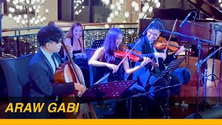 ARAW GABI Lyrics Regine Velasquez  Instrumental Violin Cello Piano [upl. by Ainahs]