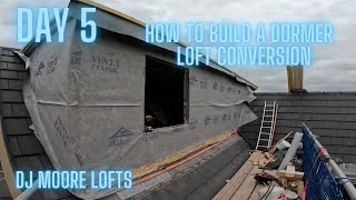 How To Build A Dormer  Loft Conversion UK Day 5 [upl. by Atem]