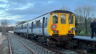 ITG Diesel Gala  Downpatrick amp County Down Railway  7th Jan 2023 [upl. by Ayekam]