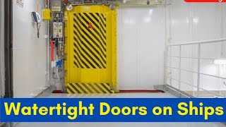 WATERTIGHT DOORS Part 3 Nav Arch 1 Theory topics for Chief Mate Phase 1 [upl. by Ennayehc6]