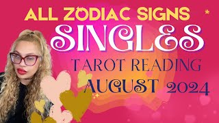 ALL ZODIAC SIGNS quotSINGLESquot TAROT READING [upl. by Ettenwahs]