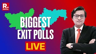 Biggest Exit Polls LIVE Maharashtra  Jharkhand Assembly Election  Republic TV  Arnab Goswami [upl. by Adiaj]