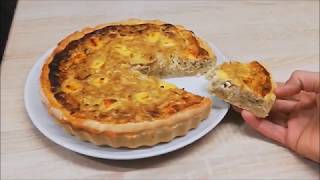 QUICHE AUX OIGNONS TROP FACILE CUISINE RAPIDE [upl. by Sew]