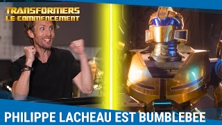 Transformers Le Commencement  Les coulisses du doublage avec Philippe Lacheau [upl. by Gris]