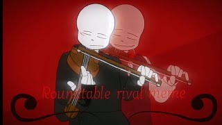 Roundtable rival meme Cross Sans 🎻 Undertale AU [upl. by Levania]