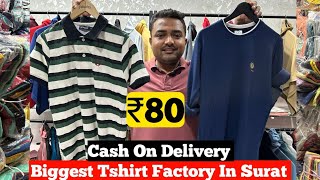 Tshirt Wholesale market in Surat  Track pants amp Tshirt manufacturer  Hoodies collection Factory [upl. by Thenna]