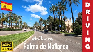 Driving in Mallorca 3 Capital city Palma de Mallorca  Coastal drive  4K 60fps [upl. by Ilowell]