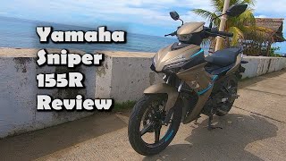 YAMAHA SNIPER 155R REVIEW WITH VVA TECHNOLOGY [upl. by Nylynnej]