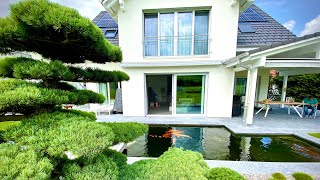 Beautiful Modern Backyard Fish Pond And Garden [upl. by Evilc59]