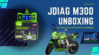 JDiag M300 Motorcycle Diagnosing Tool Unboxing  OBD2CARTOOLS PAKISTAN [upl. by Eiuqnom654]