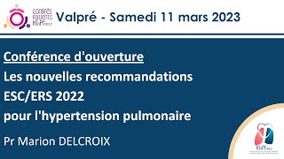 Les nouvelles recommandations ESCERS 2022 pour lhypertension pulmonaire [upl. by Manly]