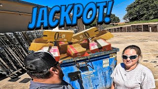 WOW 11 Boxes Of Brand New Merchandise You Wont Believe This INSANE Dumpster Diving JACKPOT [upl. by Enelia277]