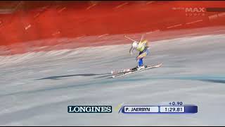 Garmisch Partenkirchen 2007 Mens Downhill Jaerbyn AI Upscaled [upl. by Scrogan]