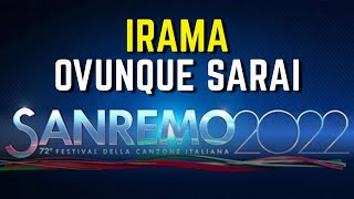 Chi è Irama canta Ovunque Sarai a SANREMO 2022 SHORT [upl. by Oakes]