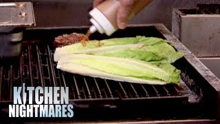 Chef Serves Gordon Grilled Lettuce  Kitchen Nightmares [upl. by Ladiv]