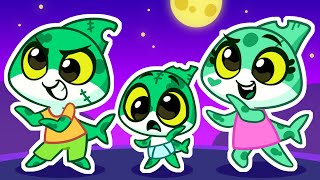 Zombie Dance 🧟‍♂️ Zombie Is Coming 🧟‍♂️ Funny Cartoons For Kids amp Nursery Rhymes by SharkyampSparky [upl. by Orutra]