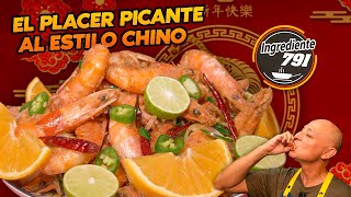 🦐 CAMARONES PICANTES 🌶️ al ESTILO CHINO ⛩️ Receta Auténtica y Deliciosa [upl. by Grane458]